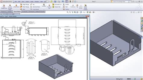 solidworks drawing examples part sheet metal|solidworks sheet metal pdf.